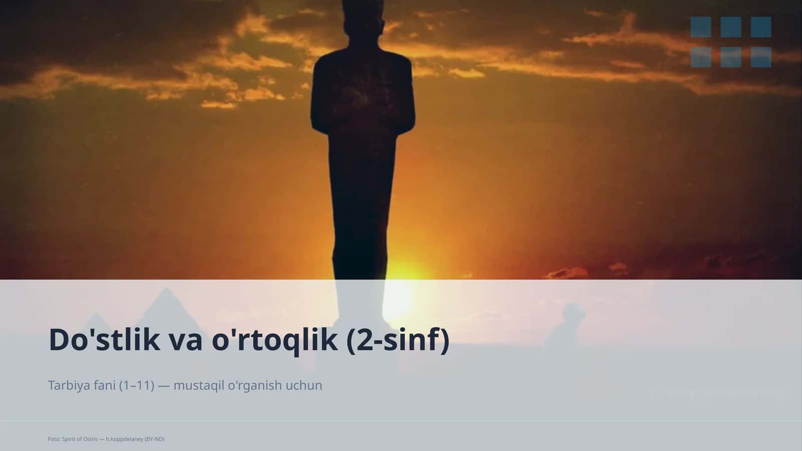 Do'stlik va o'rtoqlik (2-sinf)