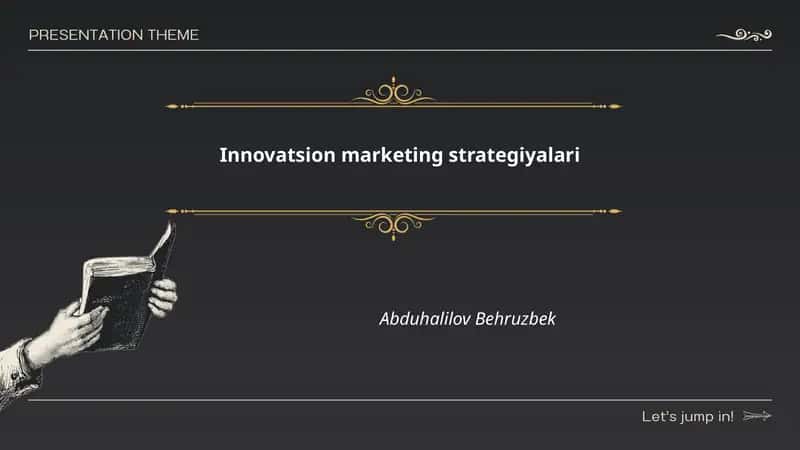 Innovatsion marketing strategiyalari