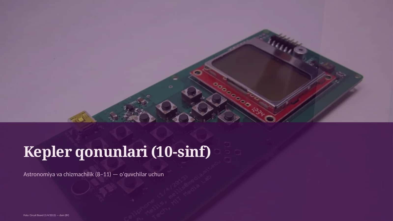 Kepler qonunlari (10-sinf)