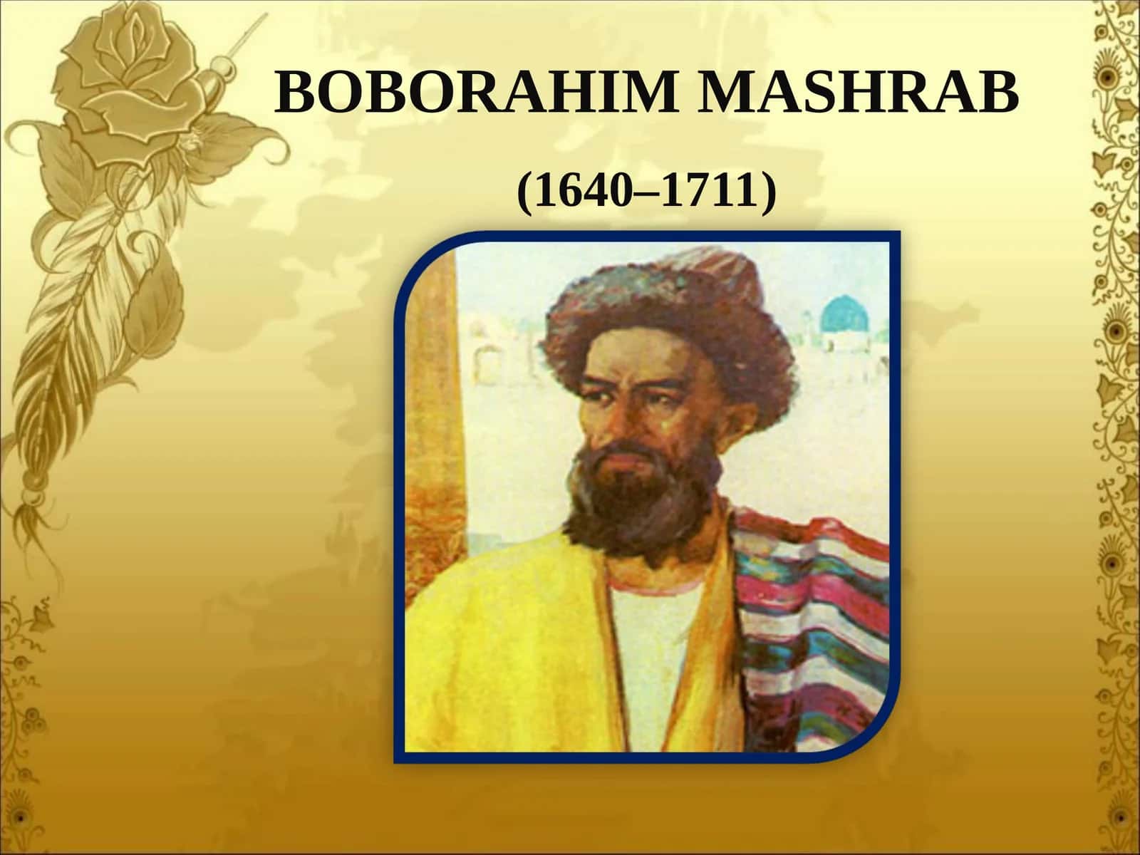 BOBORAHIM MASHRAB
