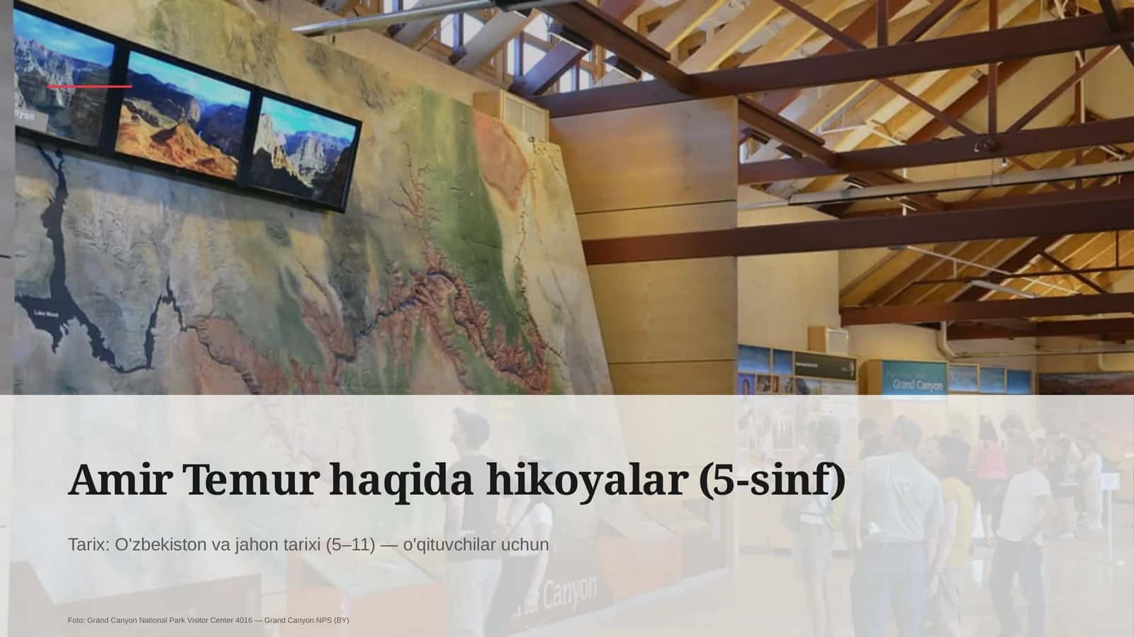 Amir Temur haqida hikoyalar (5-sinf)