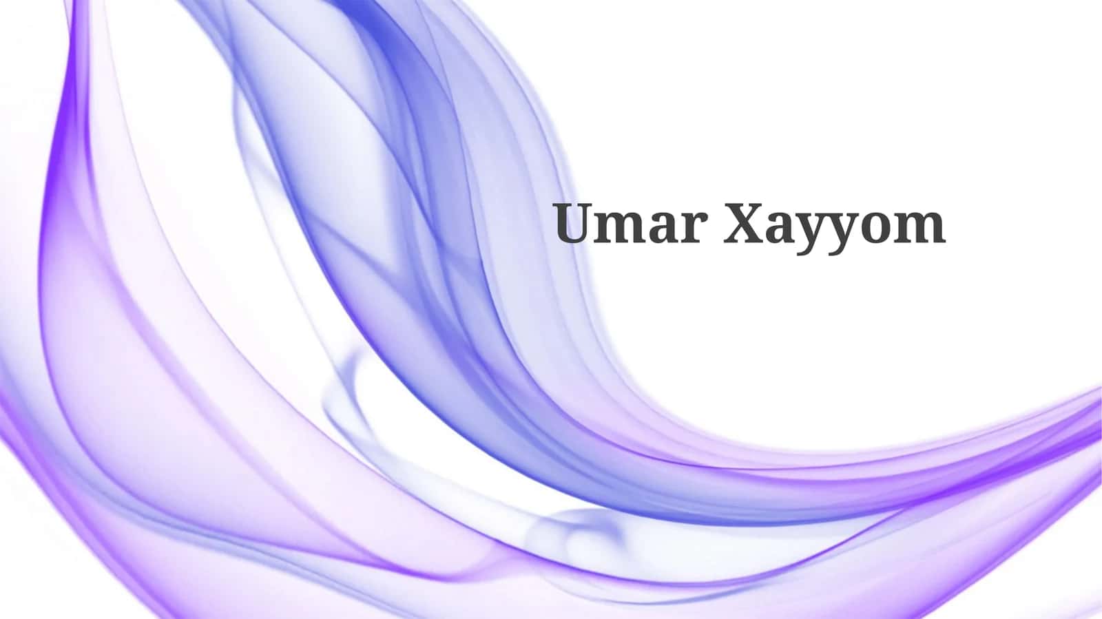 UmarXayyom