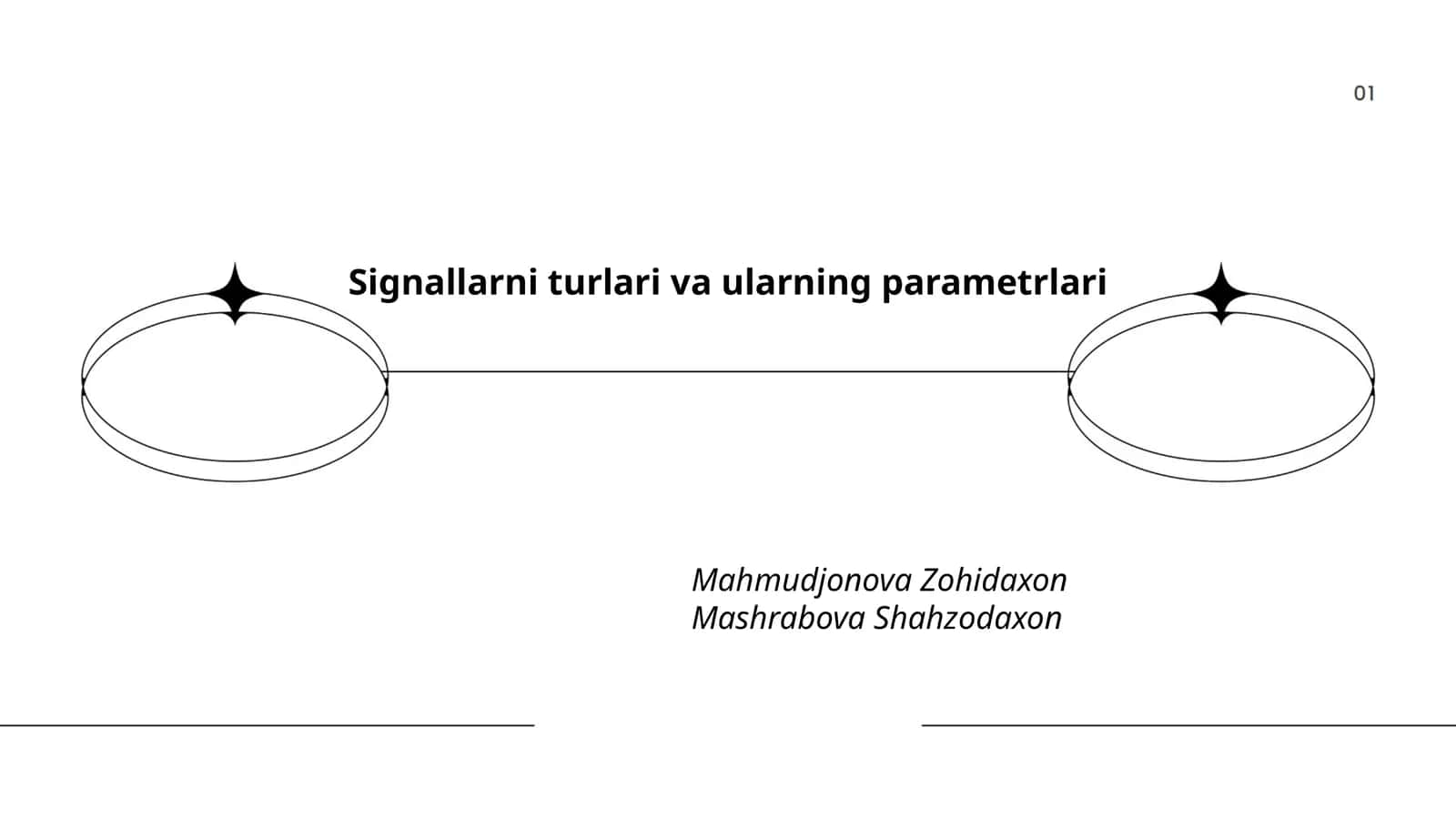 Signallarni turlari va ularning parametrlari