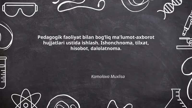 Ishonchnoma tushunchasi va pedagogik faoliyatda qoʻllanilishi