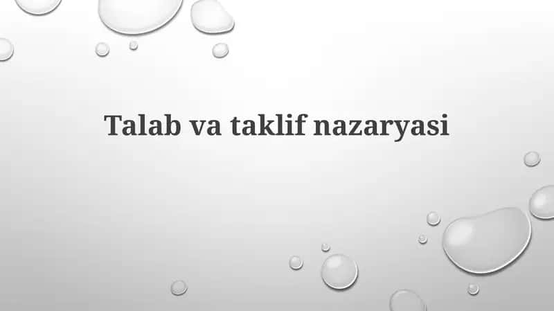 Talabvataklifnazaryasi