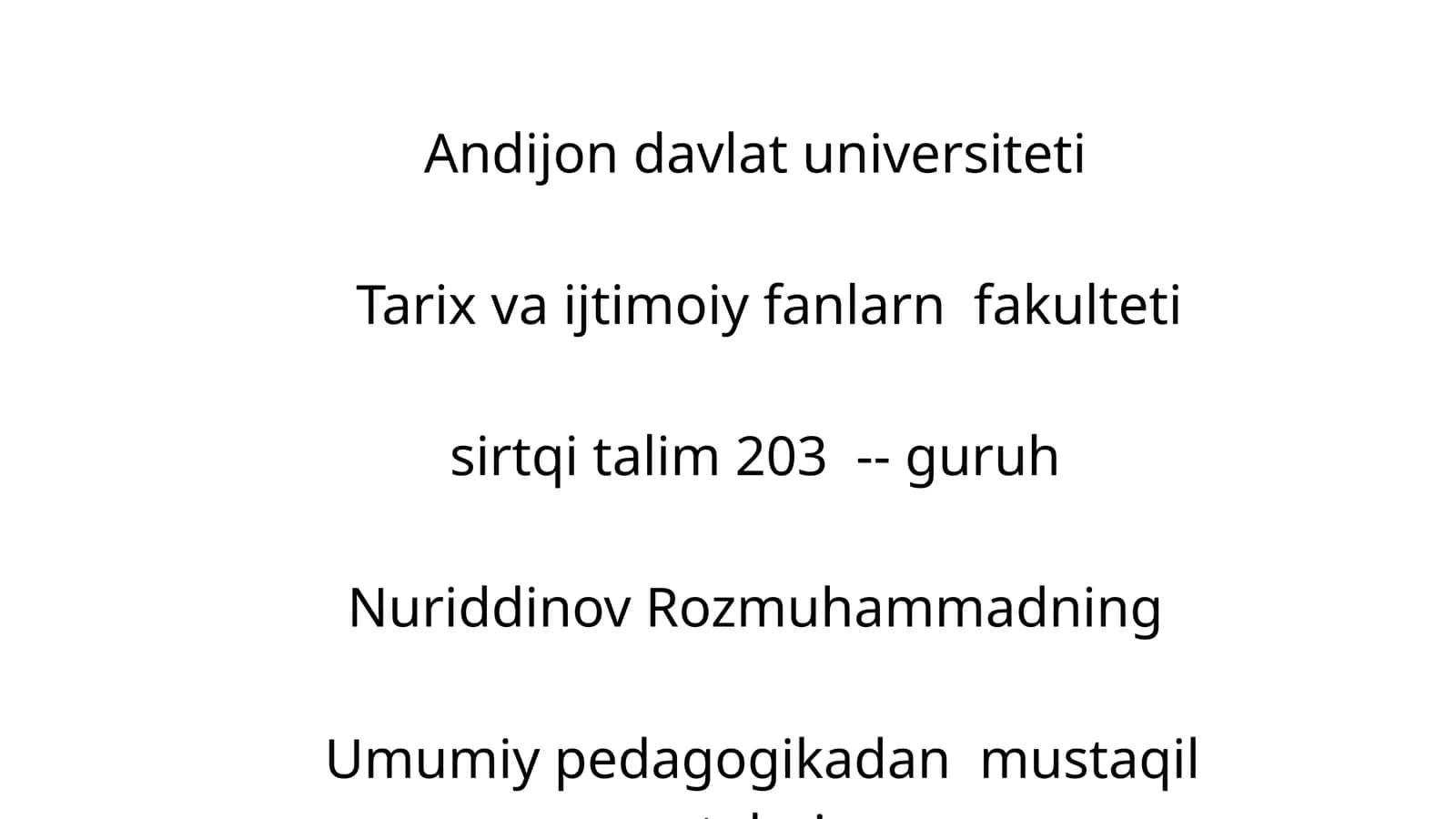 Talim metodlari ( oqtish usullari)
