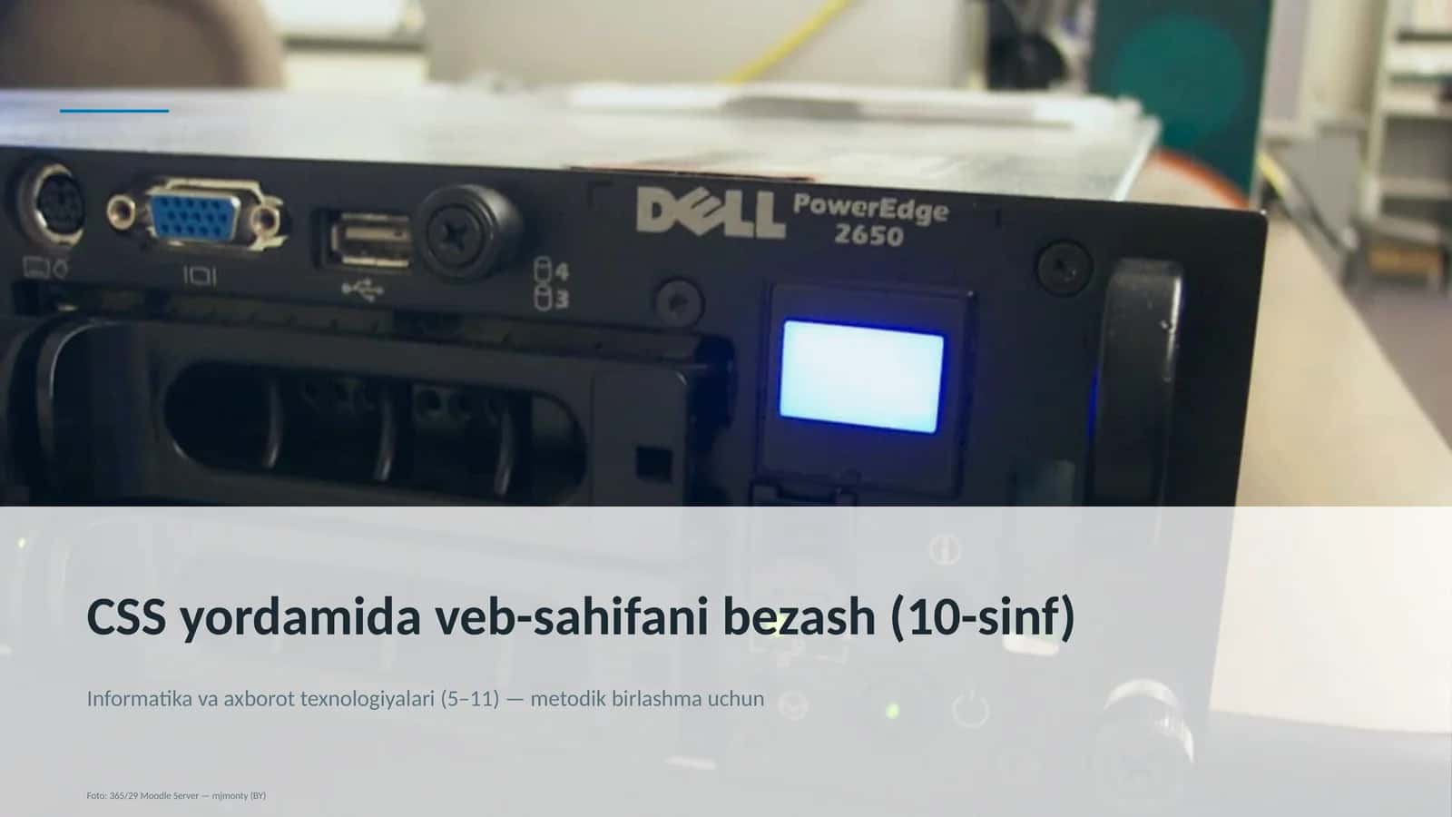 CSS yordamida veb-sahifani bezash (10-sinf)