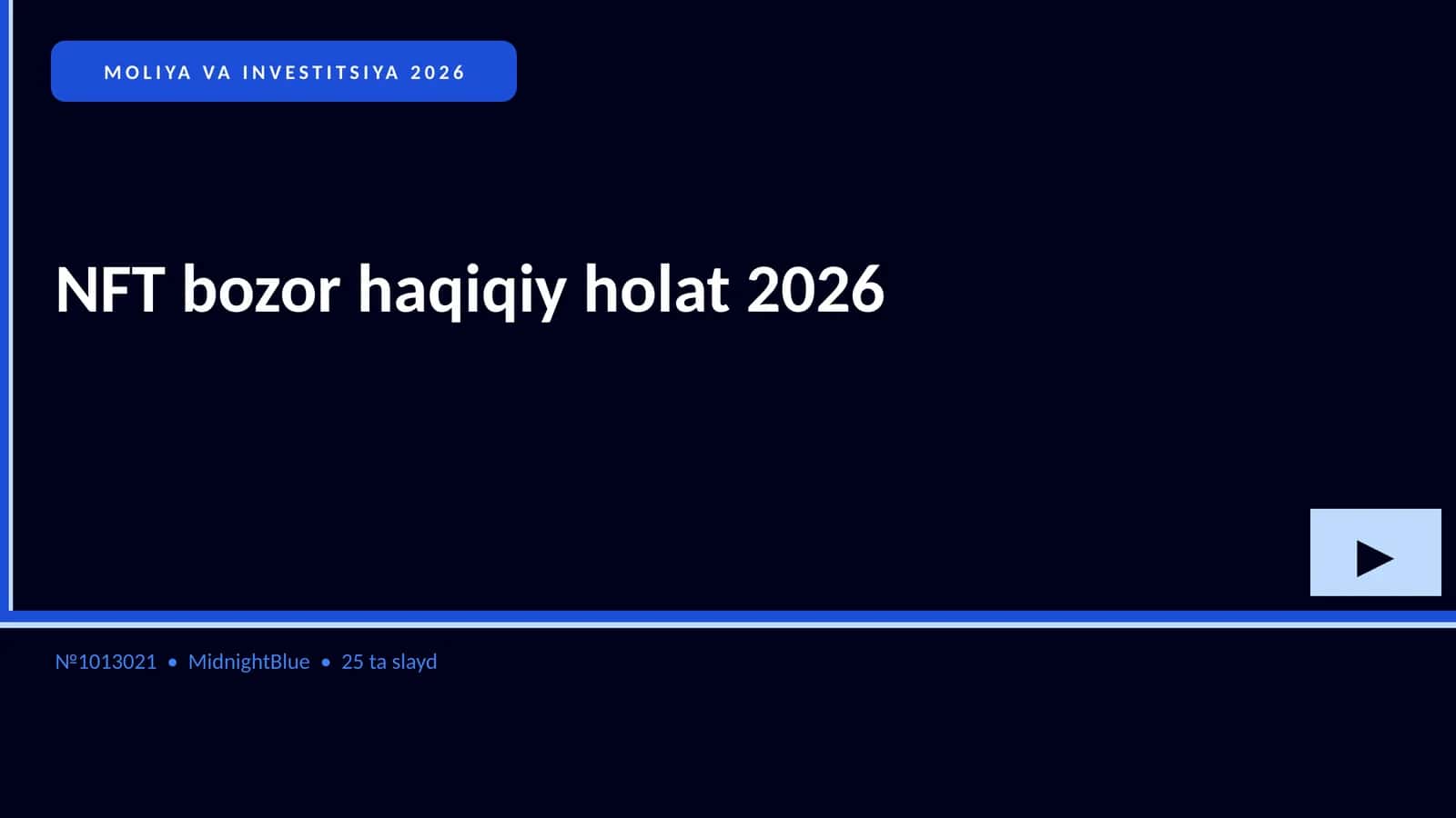 NFT bozor haqiqiy holat 2026