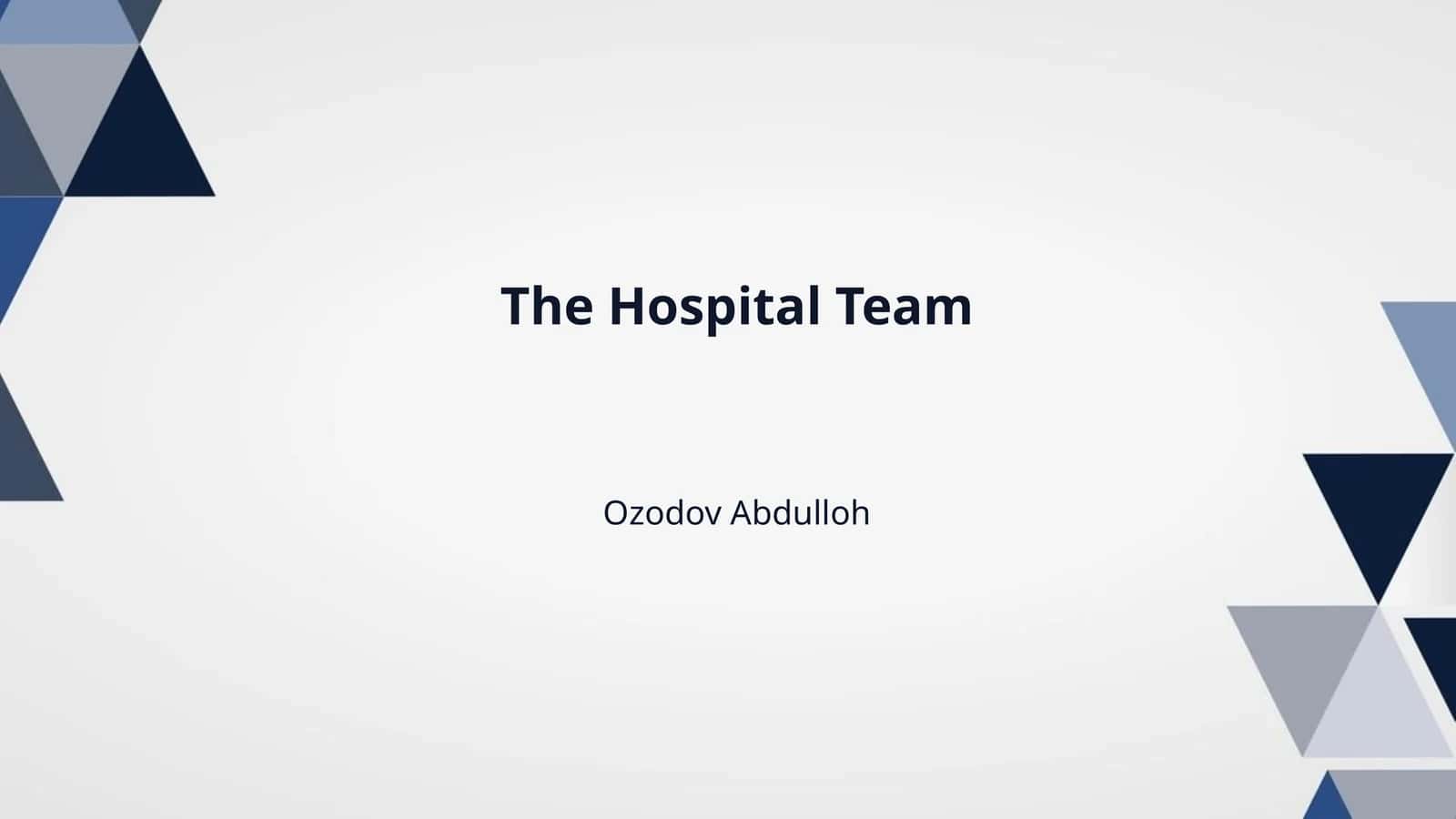 The Hospital Team