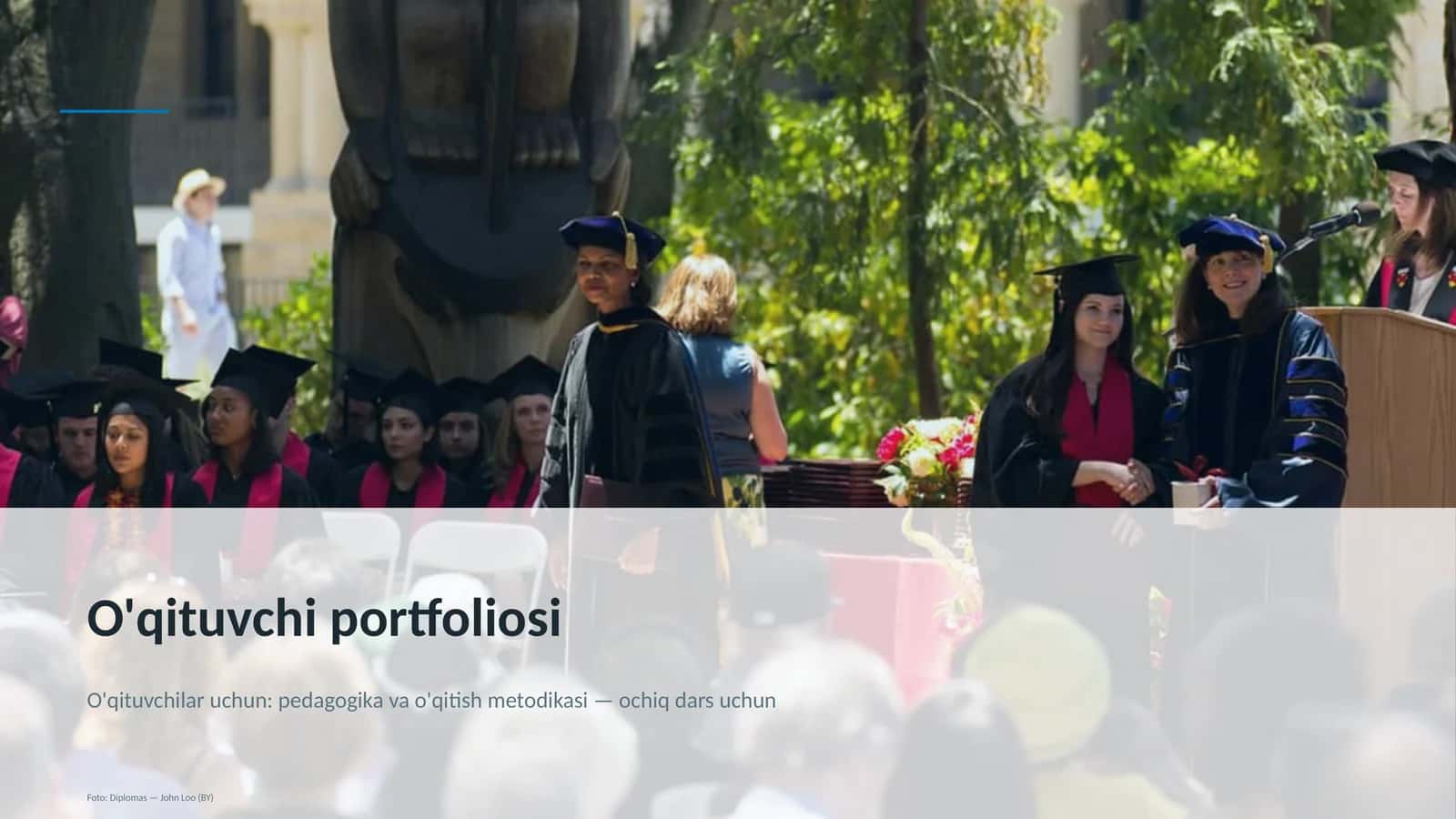 O'qituvchi portfoliosi