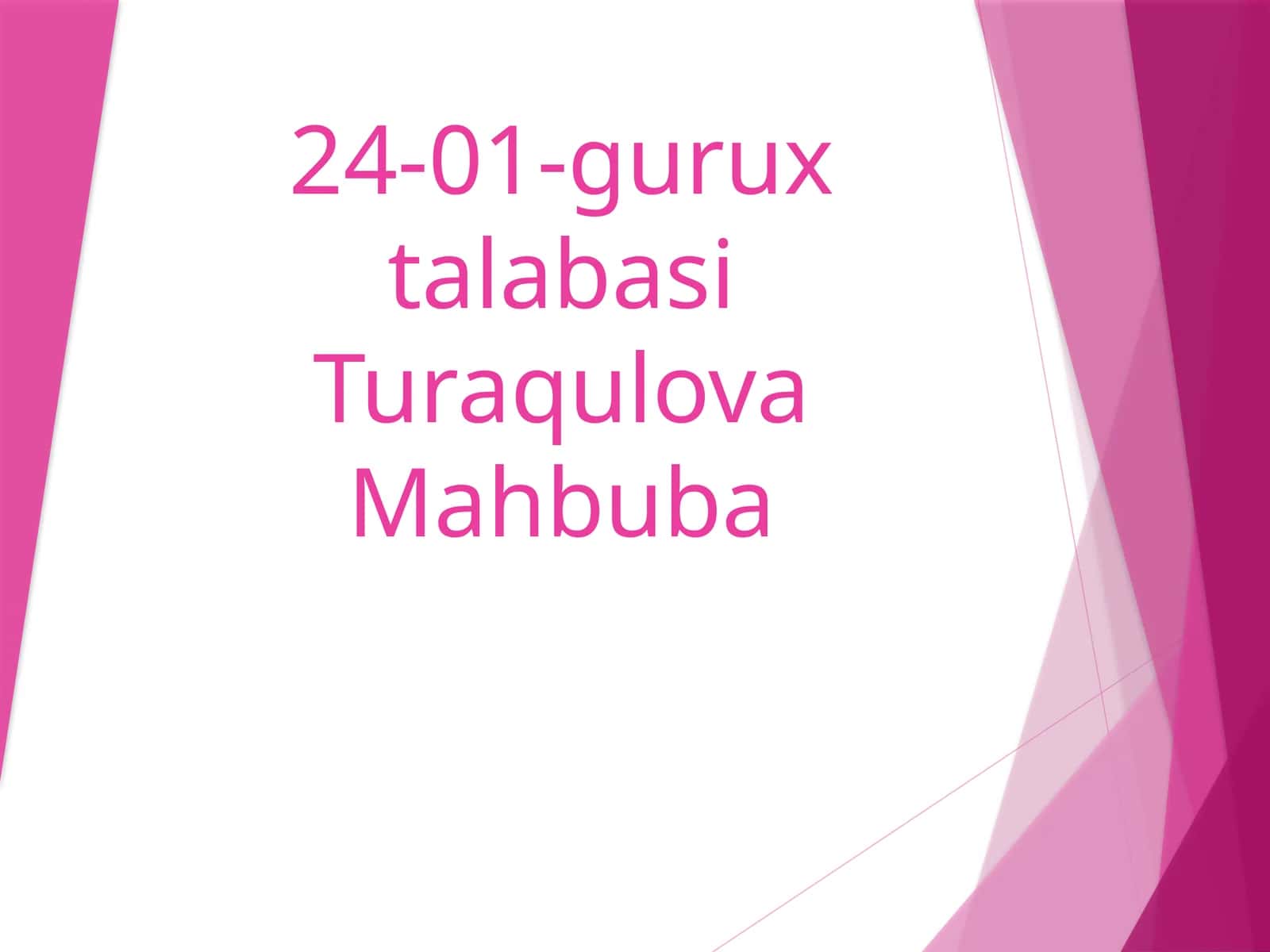 Pedagogik texnika: Nutq texnikasi va madaniyati