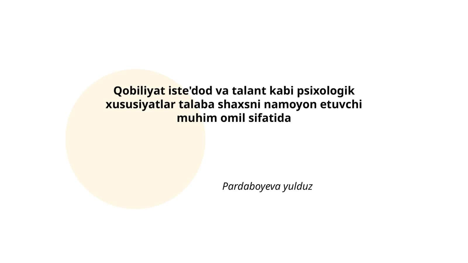 Pardaboyeva yulduz