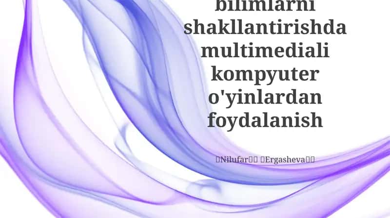 Samarali Matematika Ta'limi uchun O'yin Dizayni Printsiplari