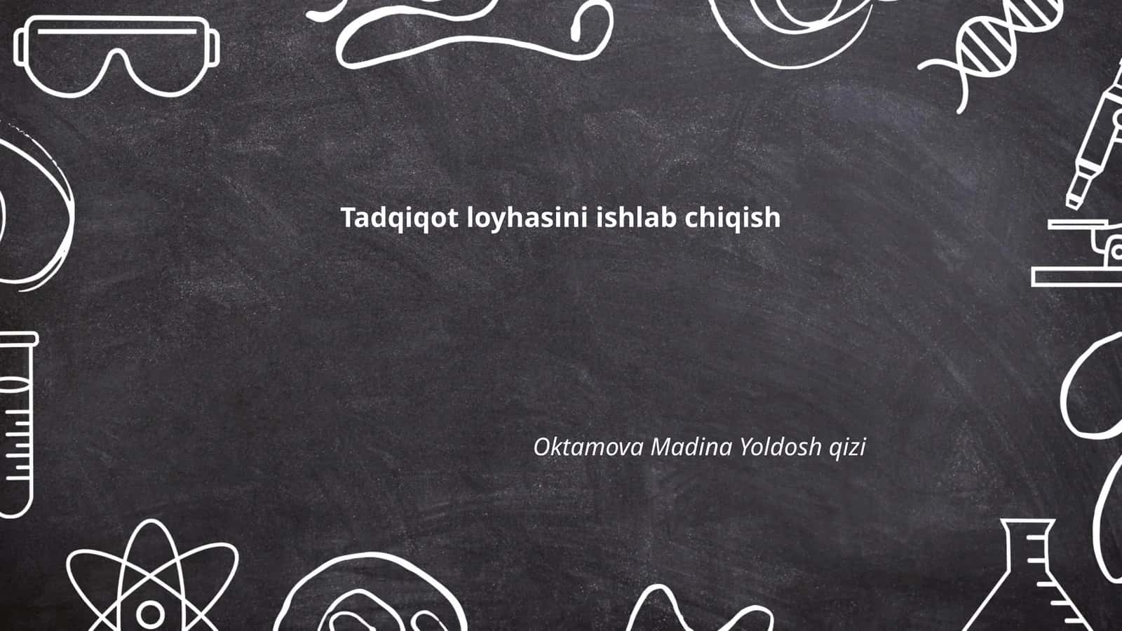 Ilmiy tadqiqot metodologiyasi