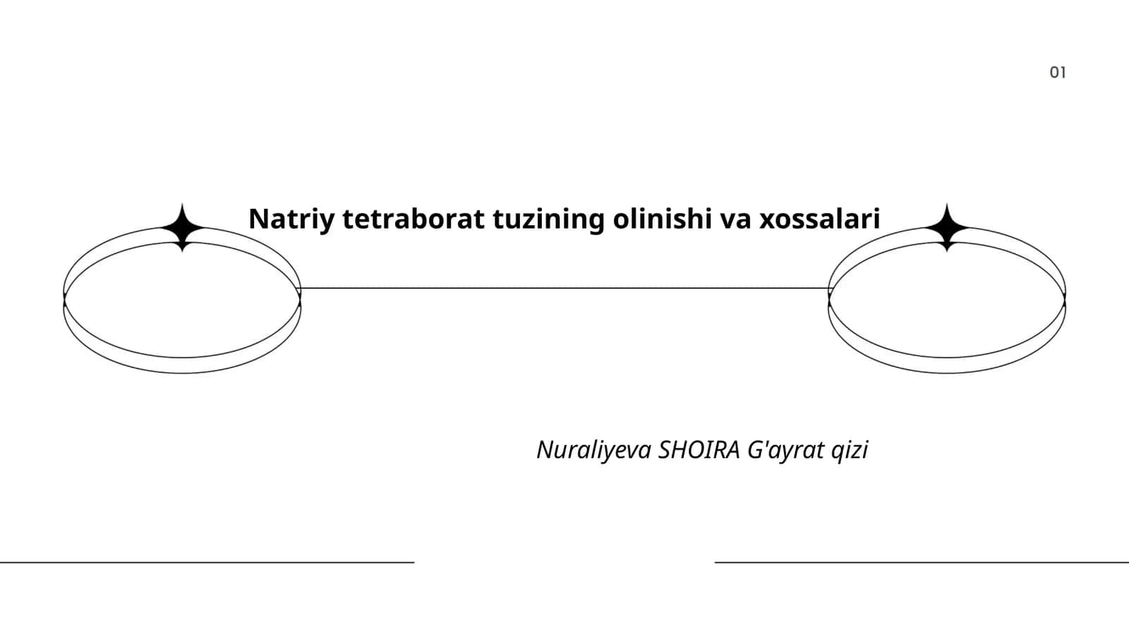 Natriy tetraborat tuzining olinishi va xossalari