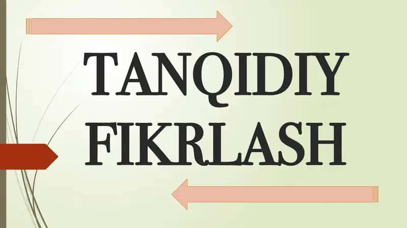 Tanqidiy Fikrlash