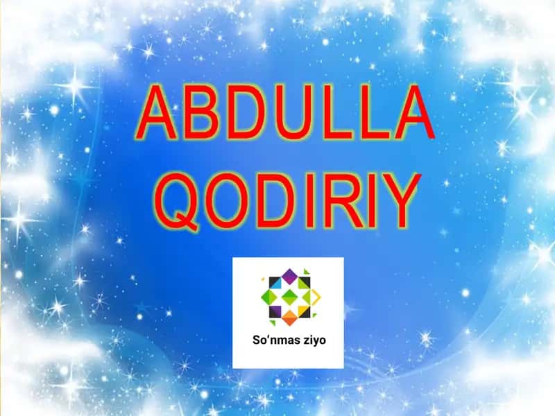 Abdulla Qodiriy, Oʻtkan kunlar