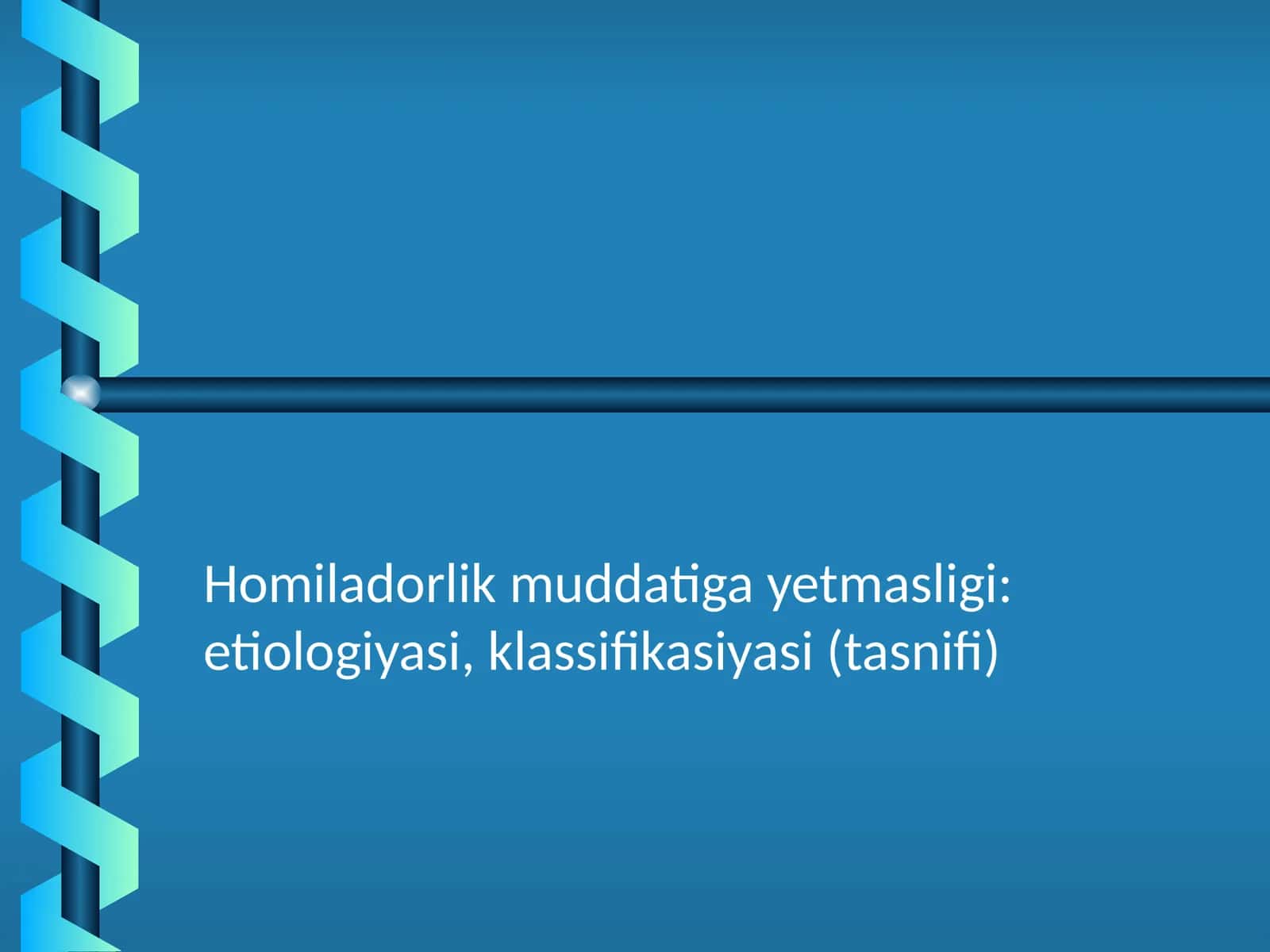 Homiladorlik muddatiga yetmasligi: etiologiyasi, klassifikasiyasi (tasnifi)