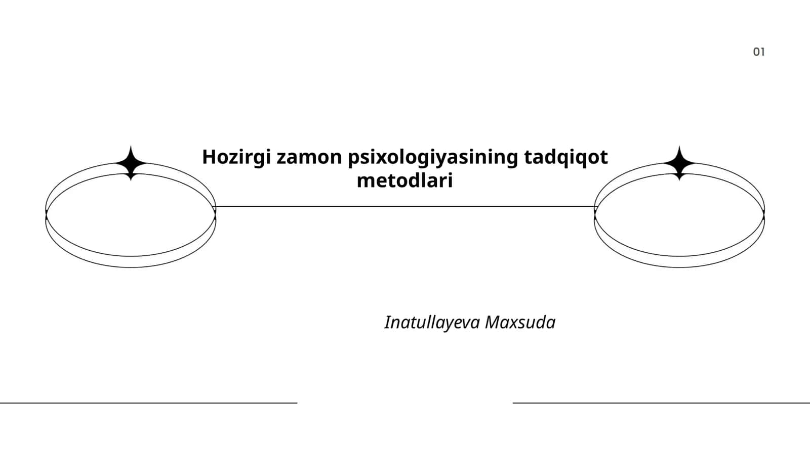Hozirgi zamon psixologiyasining tadqiqot metodlari