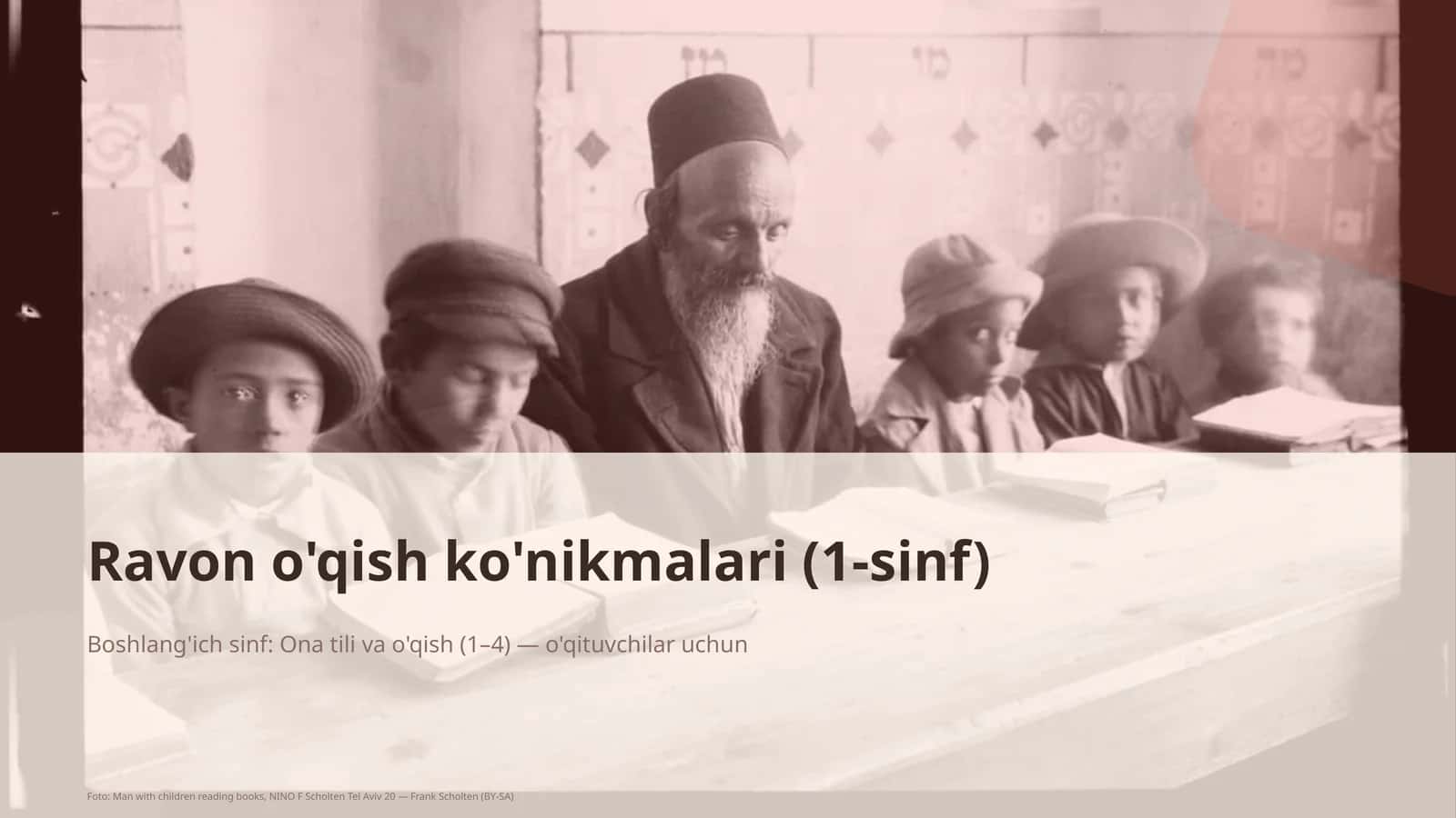 Ravon o'qish ko'nikmalari (1-sinf)