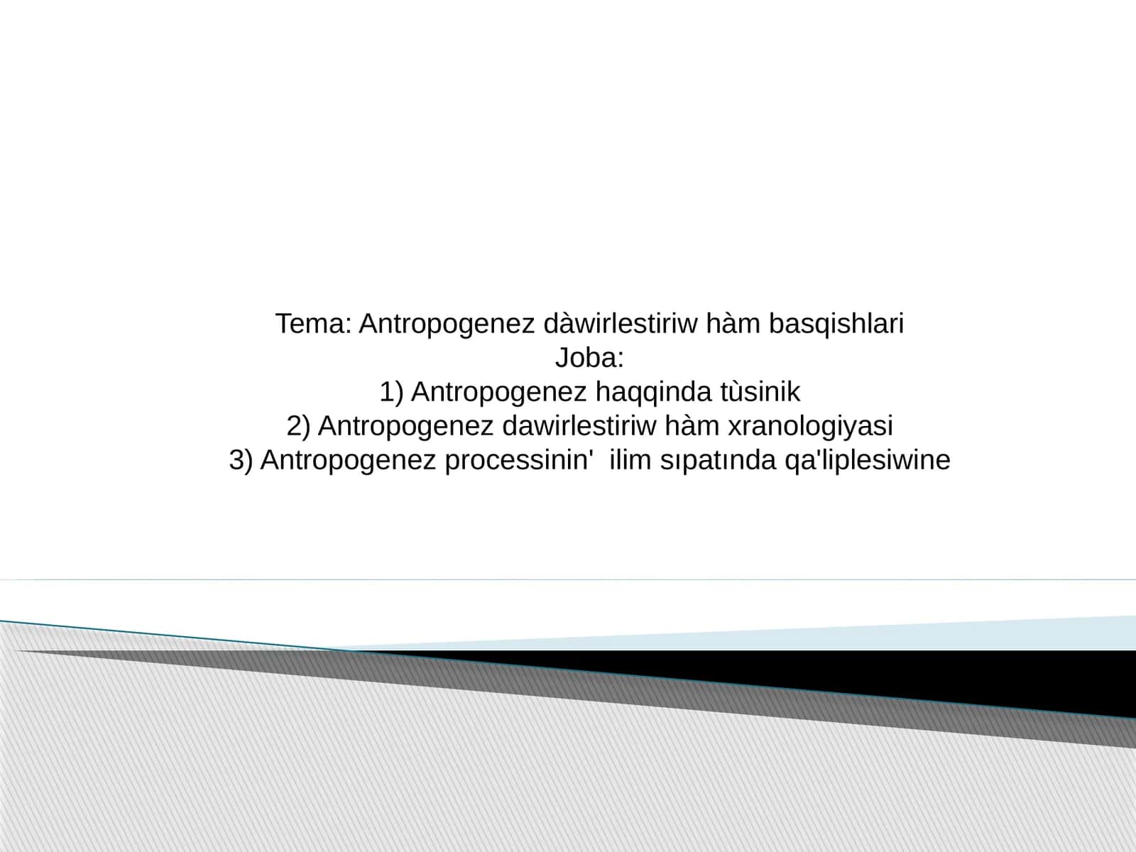 Antropologiya