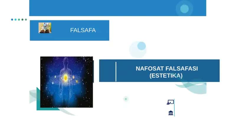 NAFOSAT FALSAFASI (ESTETIKA)