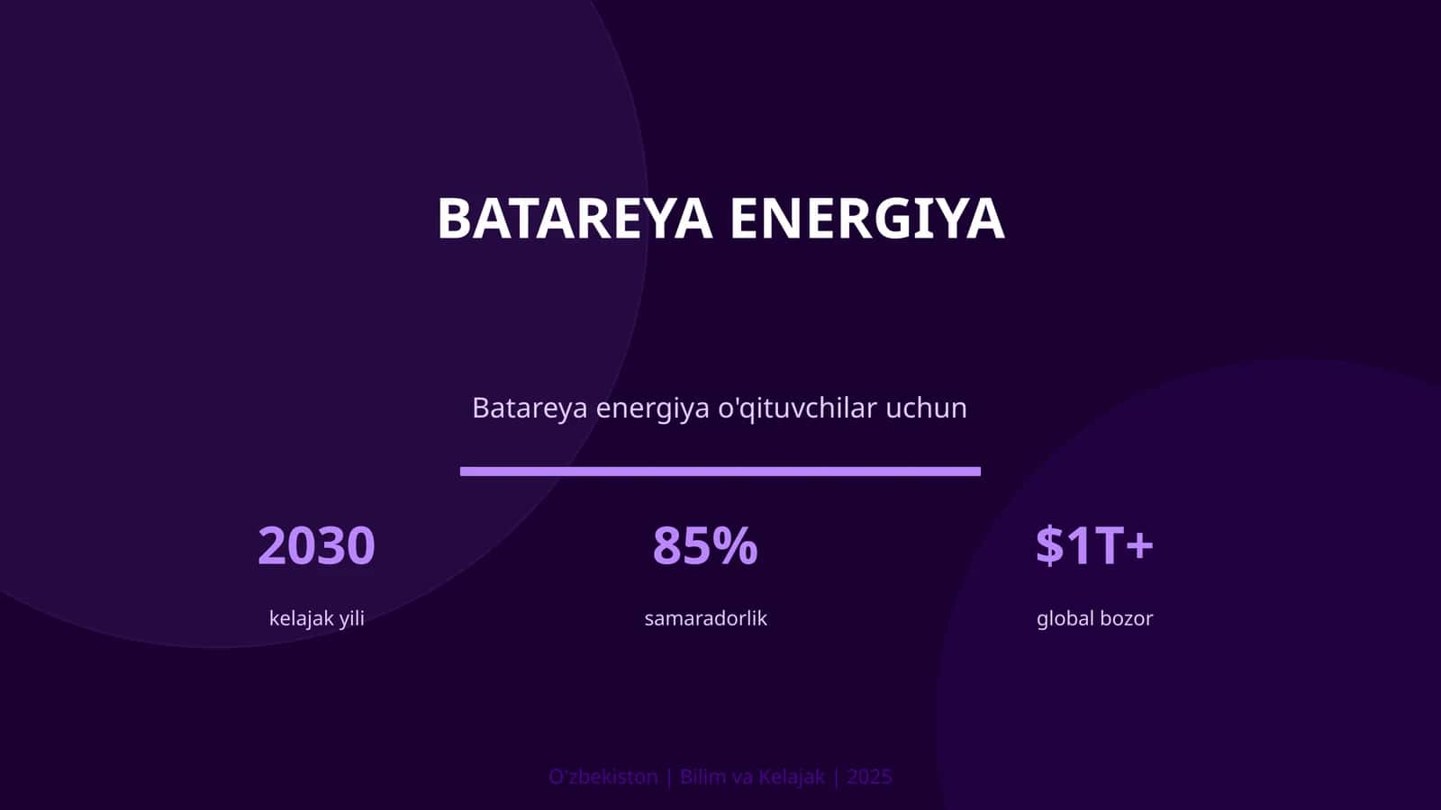 Batareya energiya