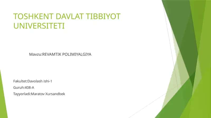 REVAMTIK POLIMIYALGIYA