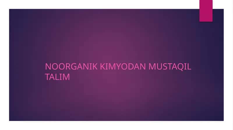 Kimyoviy bog‘lanish hamda uning turlari