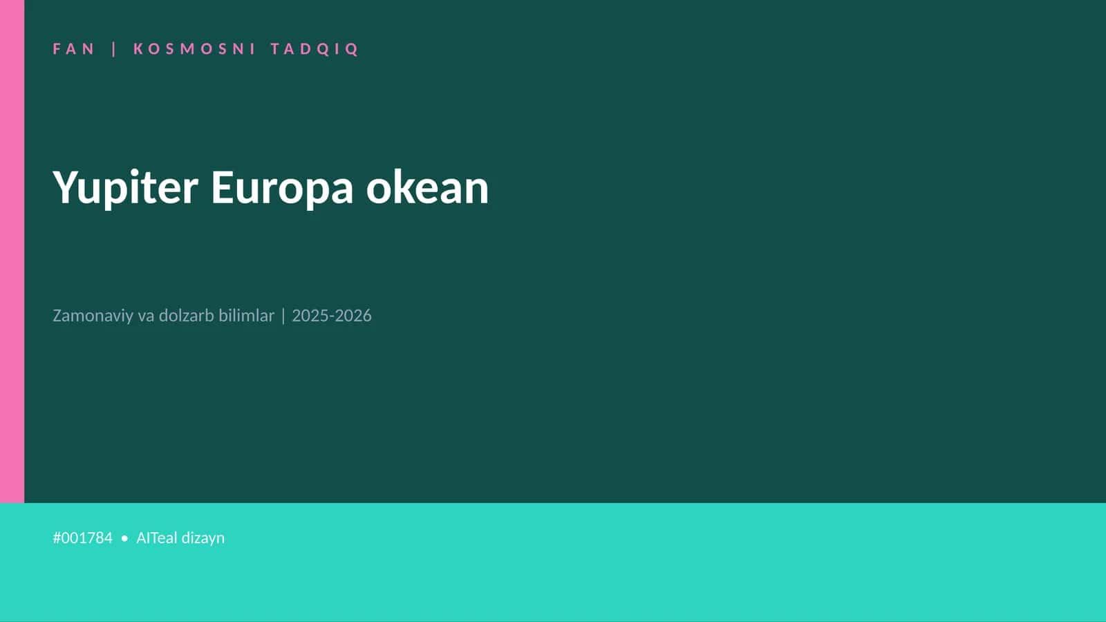 Yupiter Europa okean