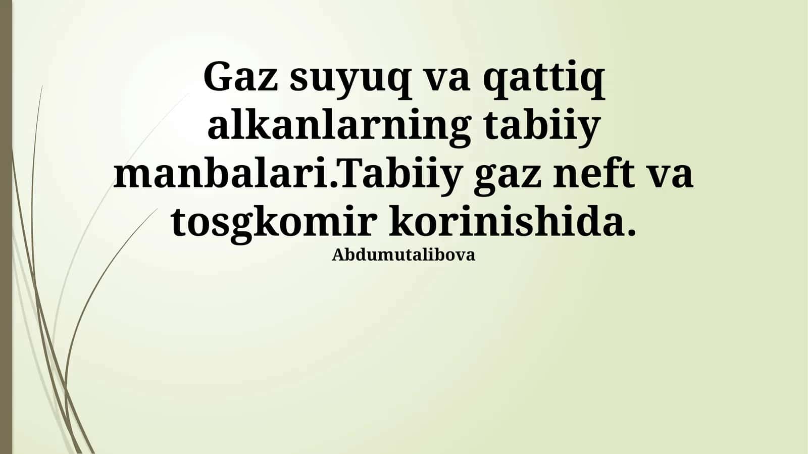 Tabiiy gaz