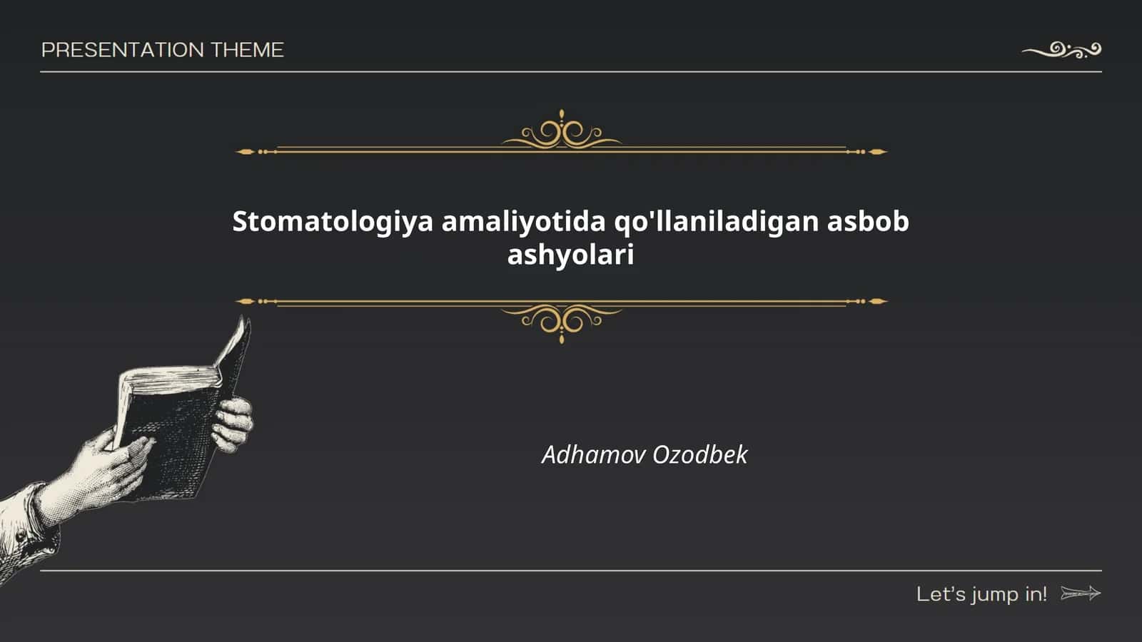 Stomatologik zondlar