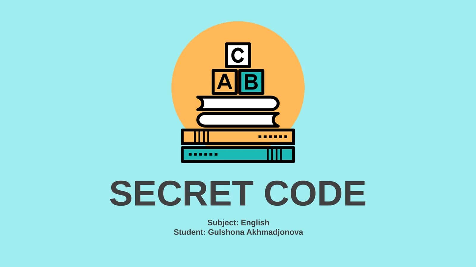 PPT Secret codes in english