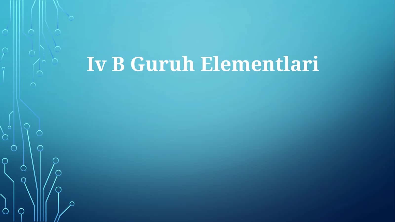 Iv BGuruhElementlari