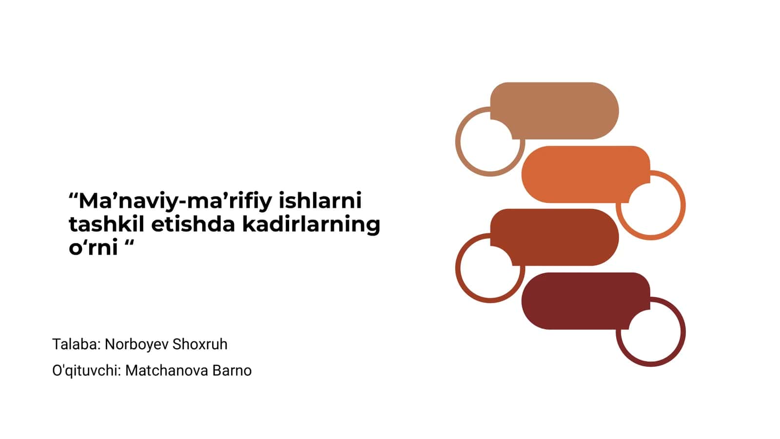 Ma’naviy-ma’rifiy ishlarning ahamiyati