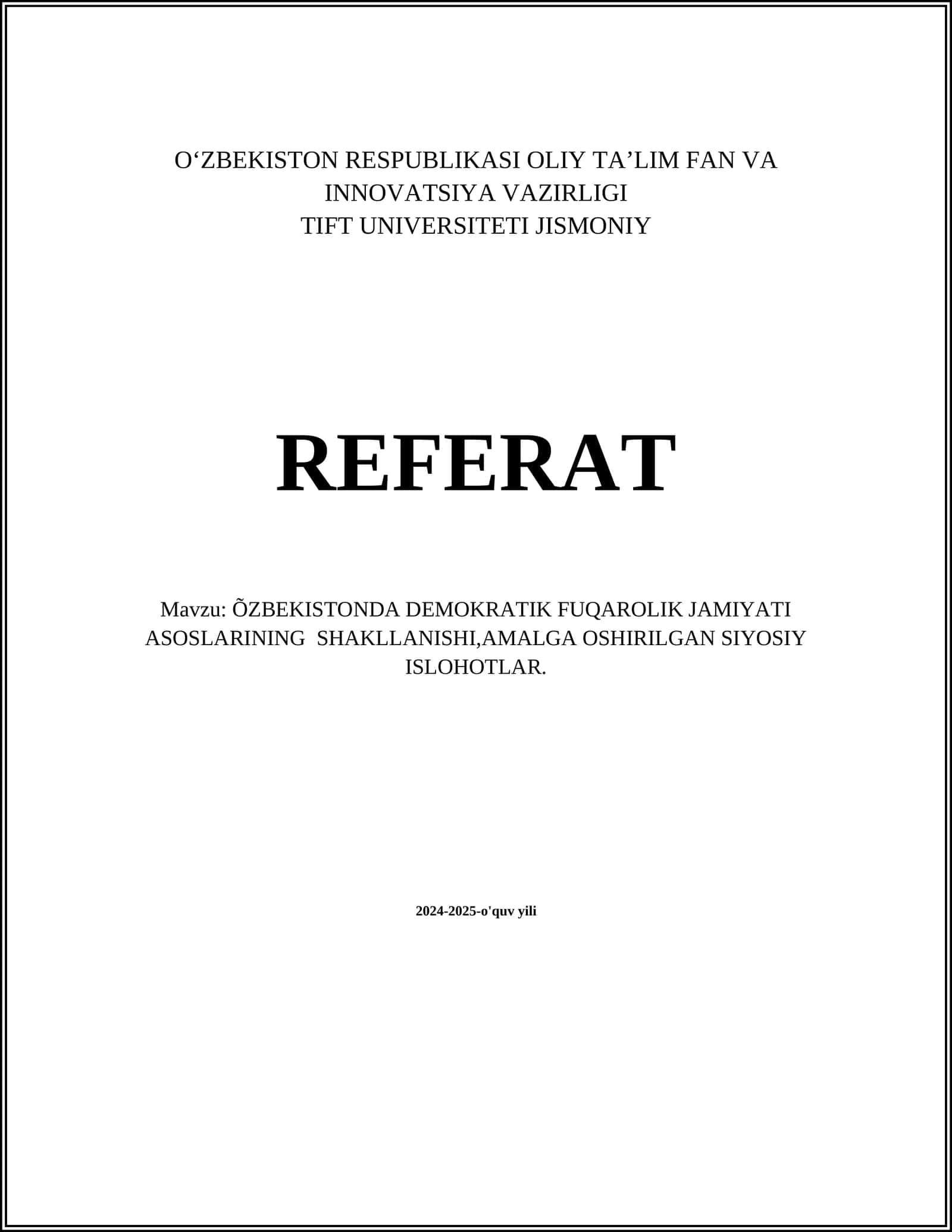 Demokratiya va fuqaro jamiyati tushunchalari