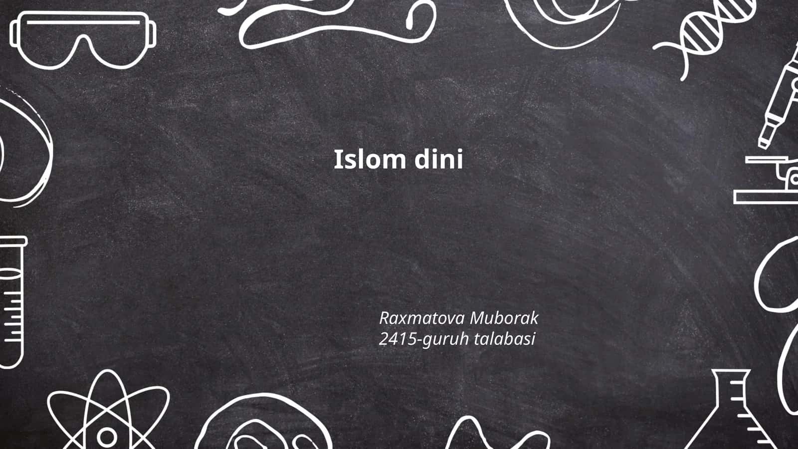 Islom dini