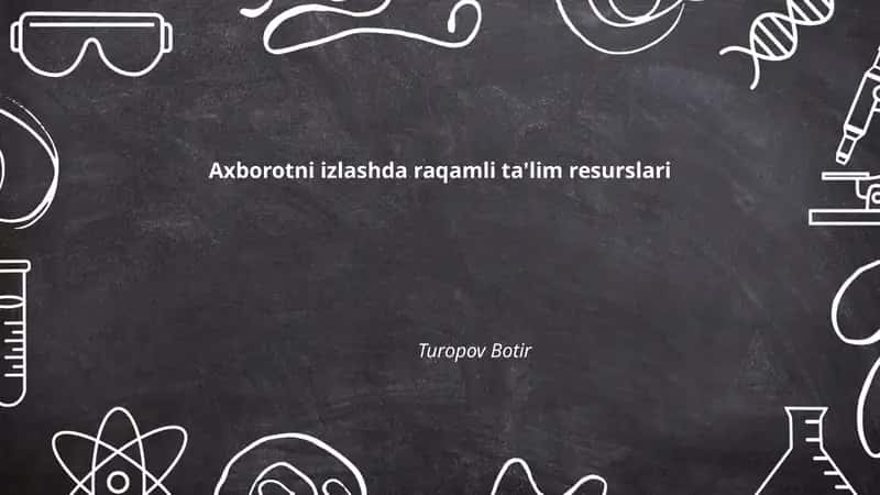 Raqamli ta'lim resurslari