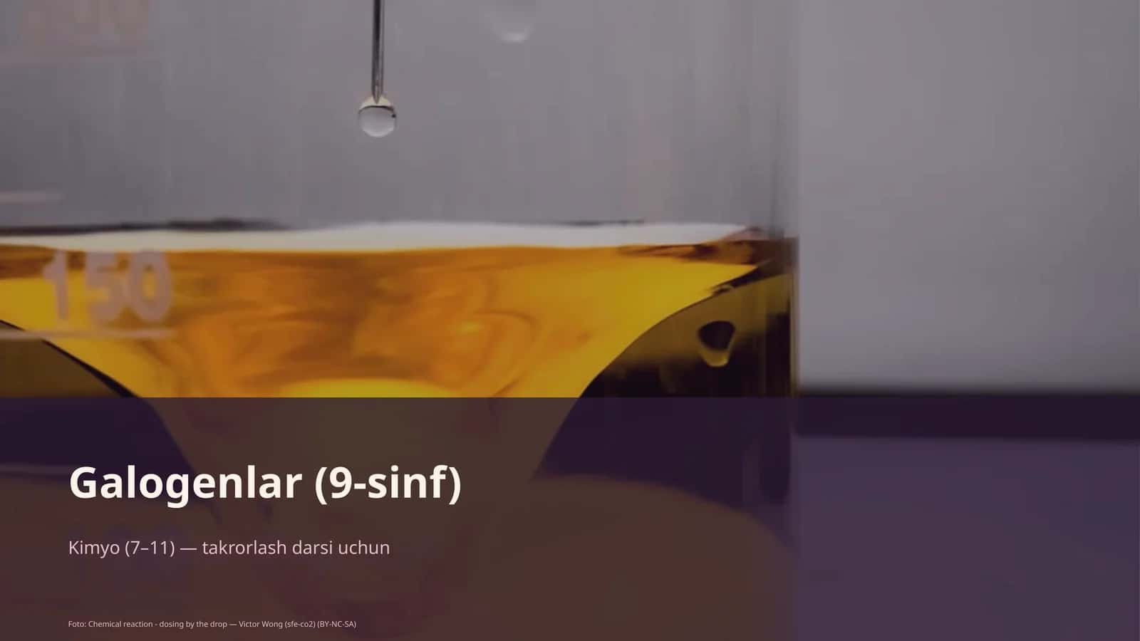 Galogenlar (9-sinf)