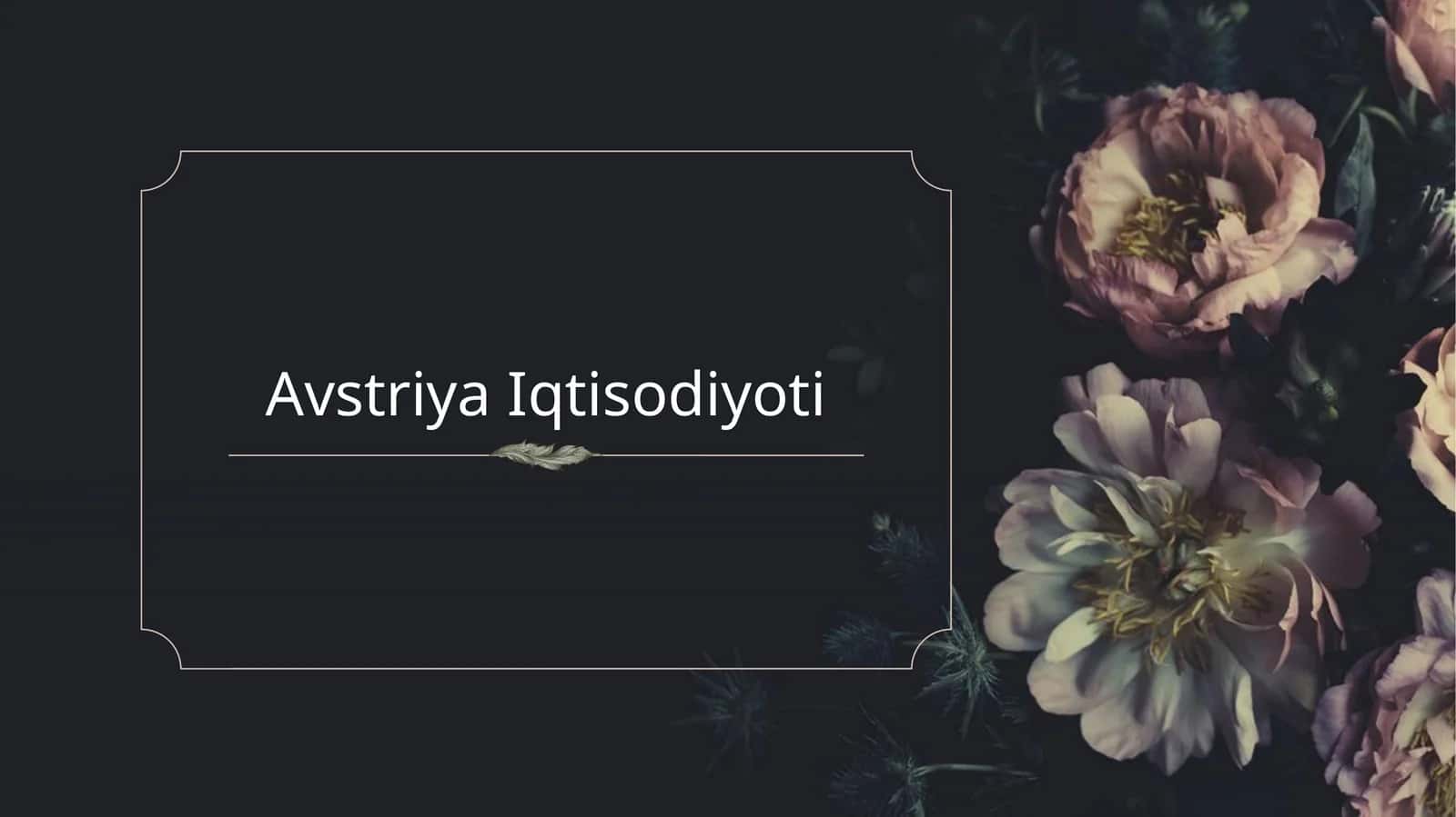 Avstriya Iqtisodiyoti