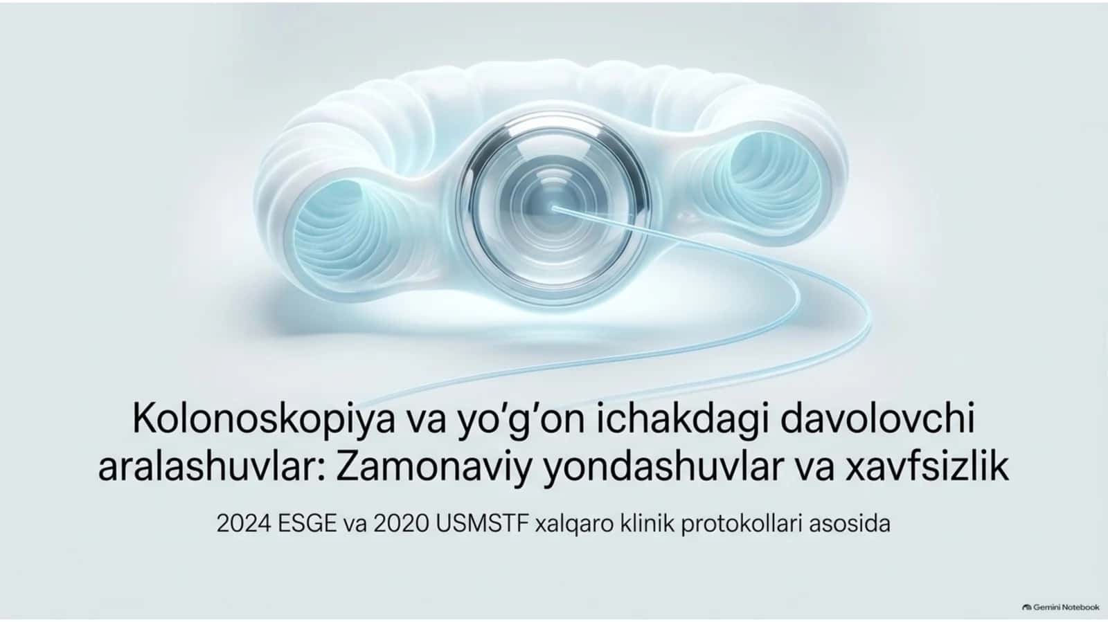 Kolonoskopiya va davolovchi endoskopik muolajalar | 15 slayd