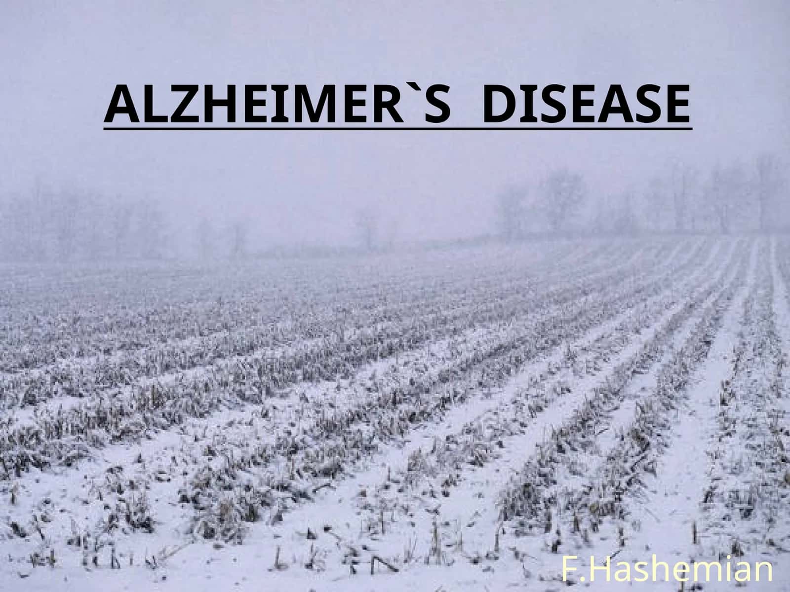 ALZHEIMER`S DISEASE