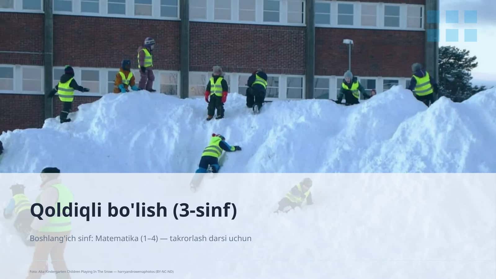 Qoldiqli bo'lish (3-sinf)
