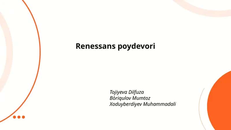 Renessans poydevori