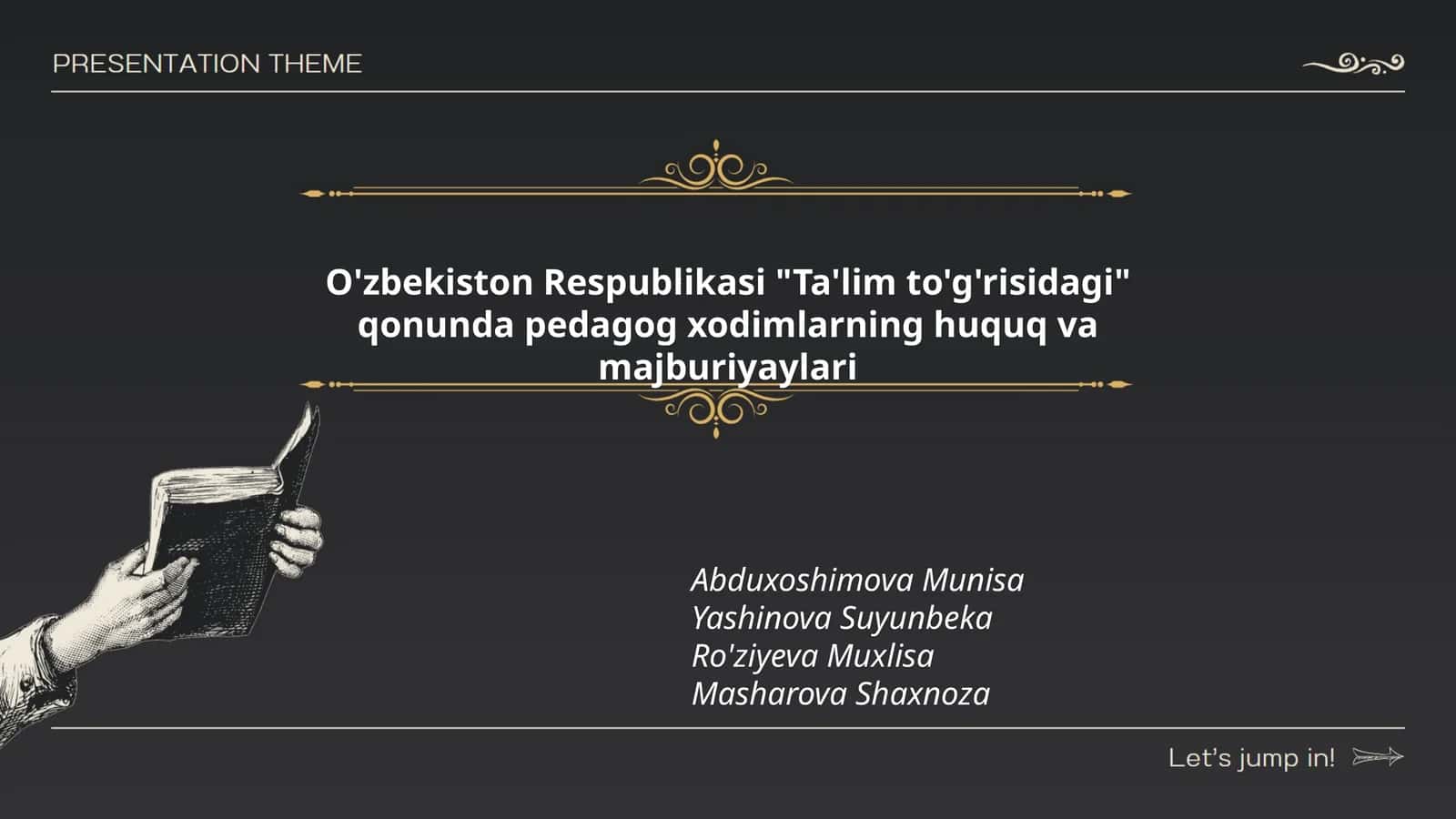 Ta'lim to'g'risidagi qonun