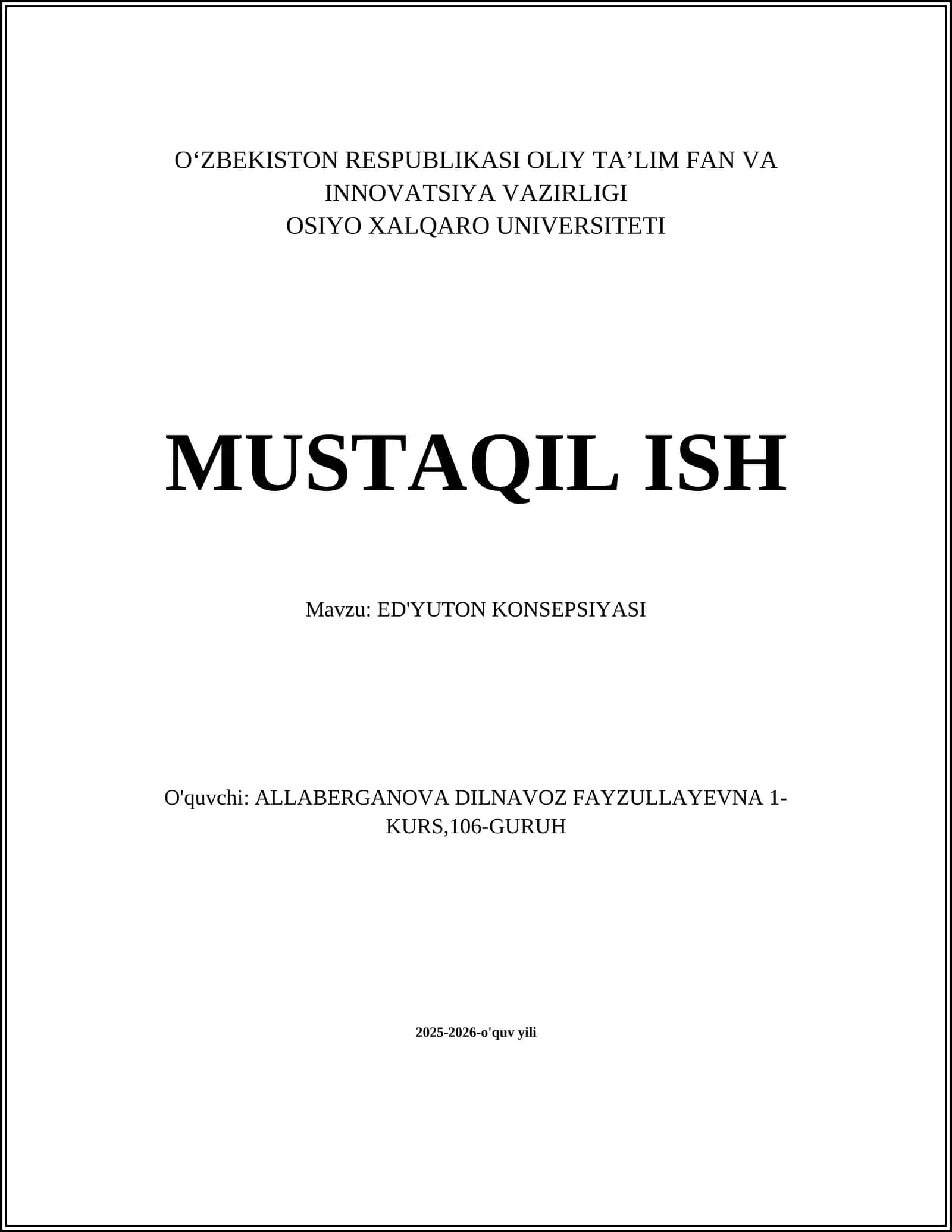 ED'YUTON KONSEPSIYASI