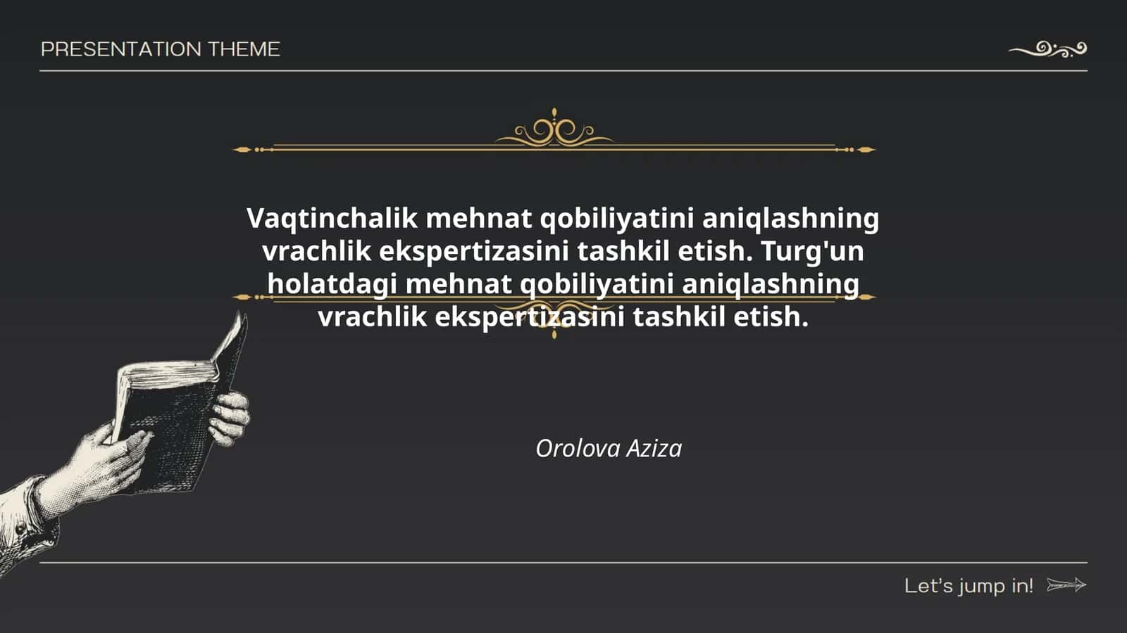 Vaqtinchalik mehnat qobiliyatini aniqlashning vrachlik ekspertizasini tashkil etish