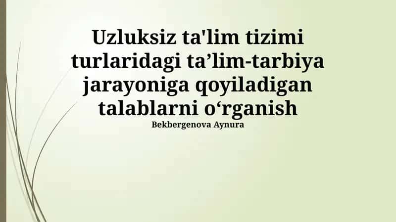 12 yillik majburiy ta'lim tizimi