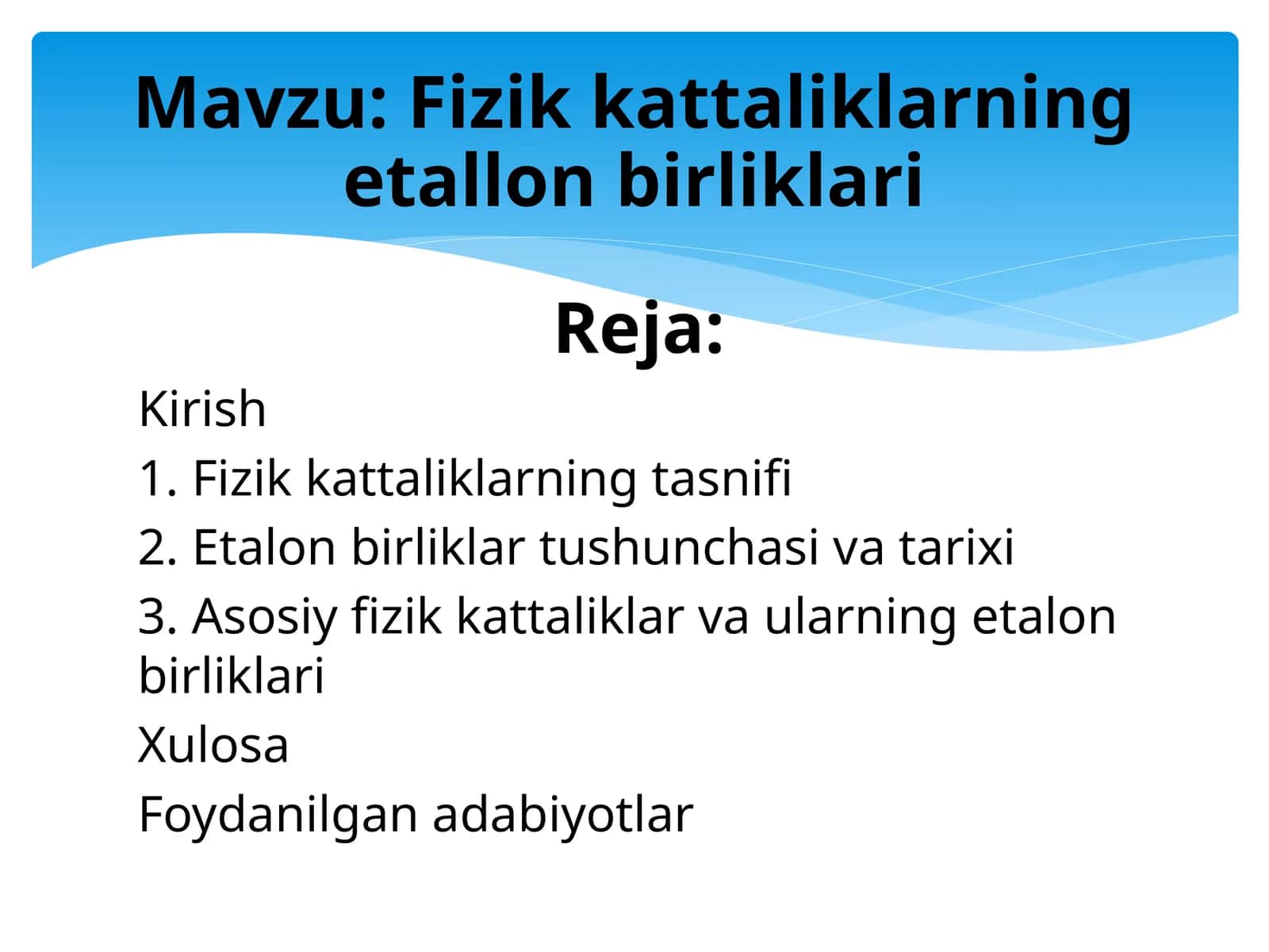 Fizik kattaliklarning etalon birliklari