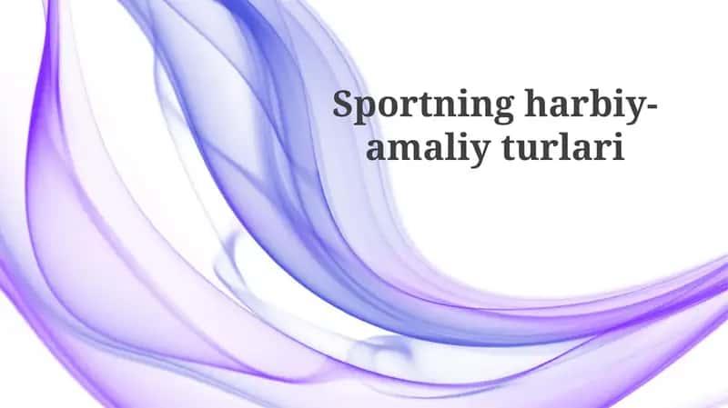 Harbiy-Amaliy Sport turlari